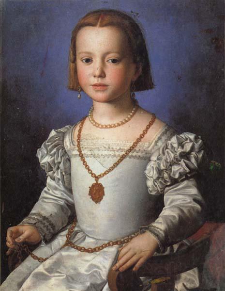 Agnolo Bronzino Portrait of Bia France oil painting art